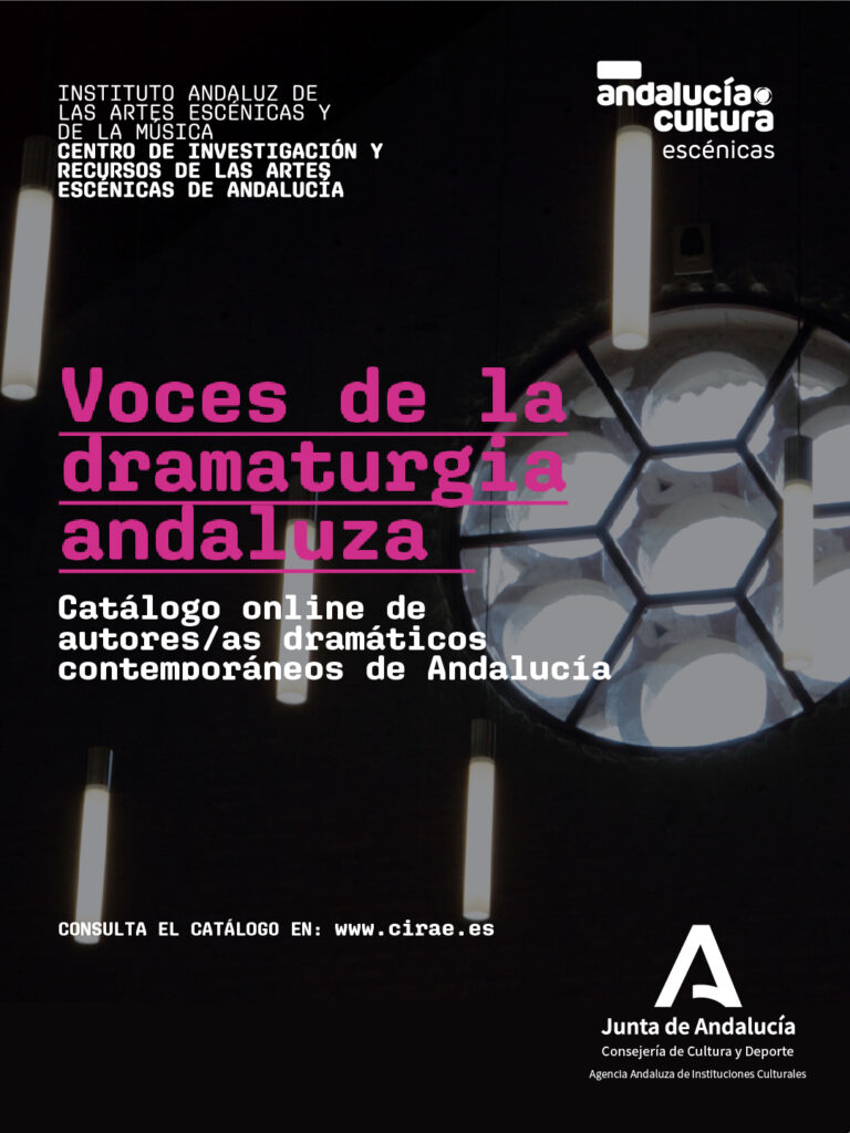 El Centro de Investigación y Recursos de las Artes Escénicas de Andalucía (CIRAE) pone en marcha en 2025 el proyecto Voces de la dramaturgia andaluza con el objetivo de dar visibilidad y reconocer la labor de las autoras y autores dramáticos que se dedican a este sector. Para ello, se ha creado una base de datos, que recoge información de las participantes: breve biografía, currículum y las obras dramáticas publicadas. Se trata de un proyecto vivo, colaborativo y que está abierto a todas las autoras y autores dramáticos residentes en Andalucía.